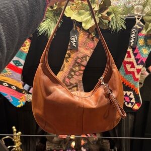 Vintage Coach Tan Leather Ergo Bag